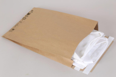 Papierversandtasche 360x100x560+100mm mit Doppelfixverschluss