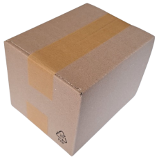 Faltkarton 195x195x195mm 1-wellig braun
