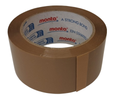 Klebeband Monta 315 braun leise 50mmx66m Naturkautschukkleber