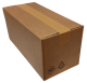 Faltkarton 420x190x190mm 2-wellig braun