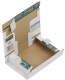 K05.04 Postbox Maxibrief-Karton Weiss 300x212x43mm - Au�enma� 345x225x50mm