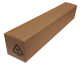 Faltkarton 590x100x100mm braun