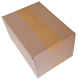 Faltkarton 220x155x120mm 1-wellig braun | Versandkarton P�ckchen DHL Hermes DPD | Paketkarton ab 25 Stk.