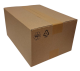 Faltkarton 315x220x155mm 1-wellig braun