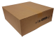 Faltkarton 355x355x130mm 1-wellig braun
