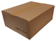 Faltkarton 400x300x150mm 1-wellig braun | Versandkarton DHL Paket Hermes M | H�henrillung 100mm | ab 10 Stk.
