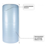 Luftpolsterfolie 60my 100cm x 100m transparent