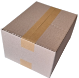 Faltkarton 200x200x140mm 1-wellig braun | Versandkarton DHL Päckchen Hermes S | Paketkarton ab 25 Stk.